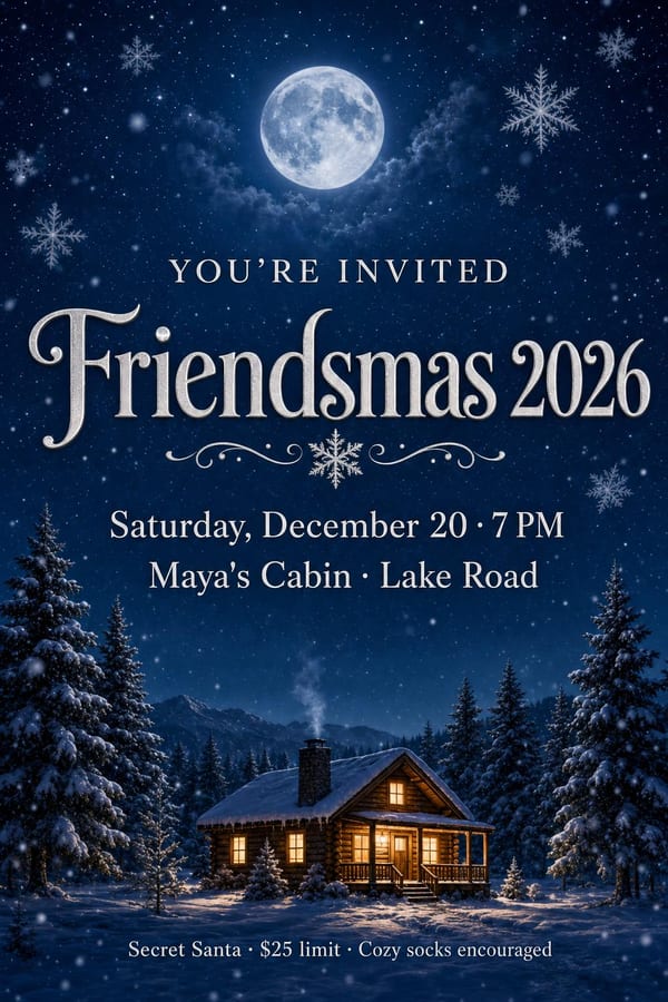 Example: Cabin night